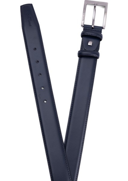 Lacivert Deri Erkek Kemeri (En 3,5 cm) PCK2009L7A fırsatları