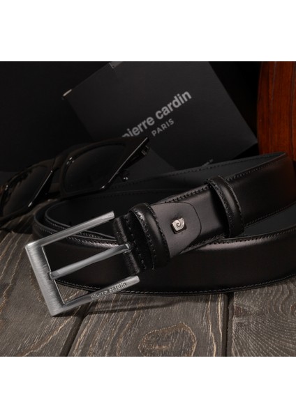 Siyah Deri Erkek Kemer PC-2009P05 indirimleri