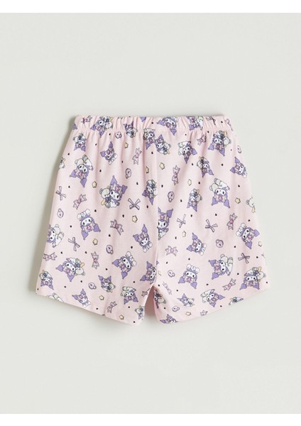 Yeni Sezon Beli Lastikli Kuromi Baskılı Kız Çocuk Pijama Alt modelleri