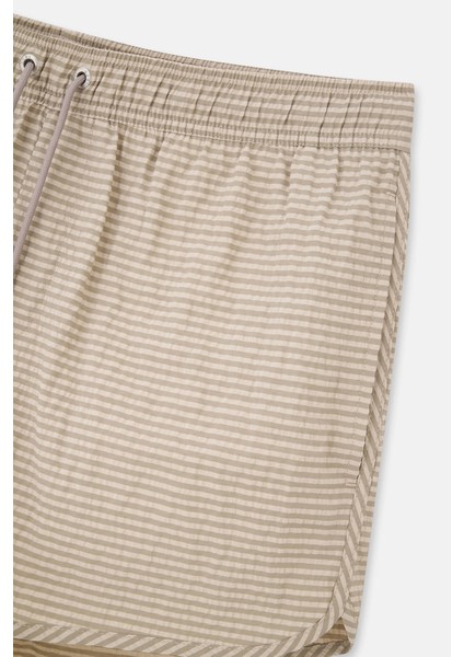 Bej Ekose Des. Mini Şort fırsatları