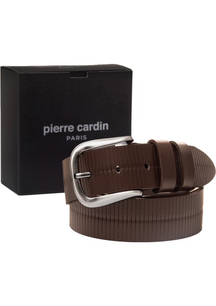 Kahve Deri Erkek Kemeri ( En 4 cm) PC4160K2P