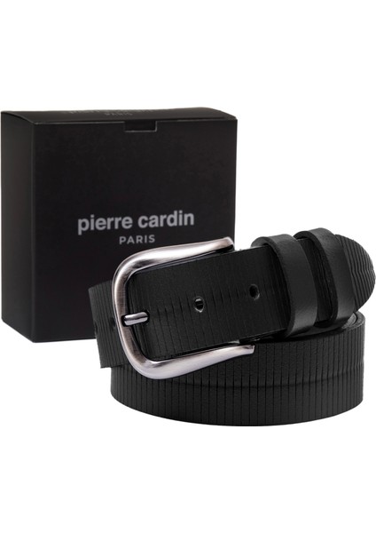 Siyah Deri Erkek Kemeri (En 4 cm) PC4160S6P