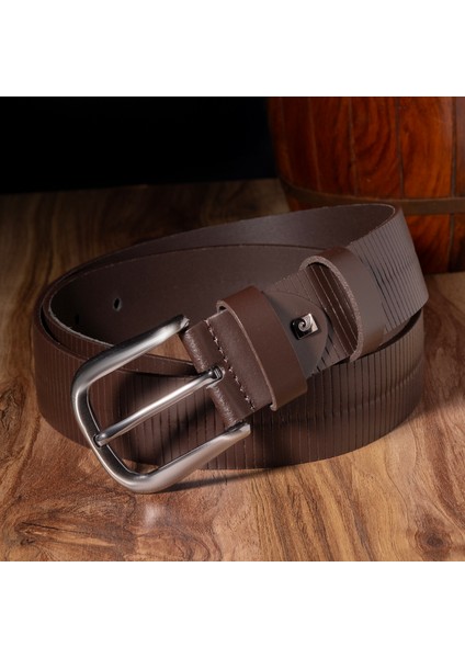 Kahve Deri Erkek Kemeri ( En 4 cm) PC4160K2P indirimleri