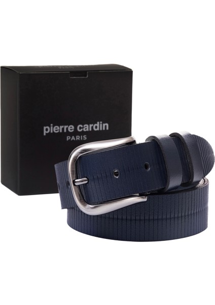 Lacivert Deri Erkek Kemeri (En 4 cm) PC4160L4P