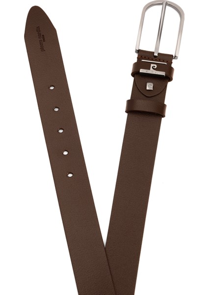 Kahve Deri Erkek Kemeri (En 4 cm) PCMDLG5I fırsatları