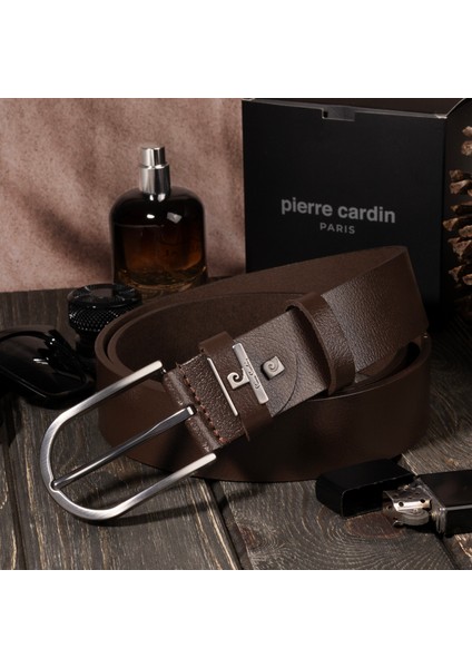 Kahve Deri Erkek Kemeri (En 4 cm) PCMDLG5I indirimleri