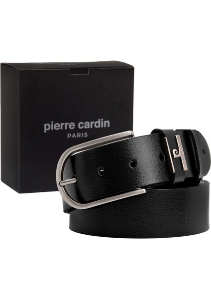Siyah Deri Erkek Kemeri (En 4 cm) PCMDLD5Z