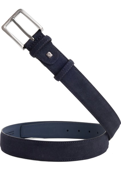 Lacivert Suet Deri Erkek Kemeri (En 3,5 cm) PC1009L3S fiyatları