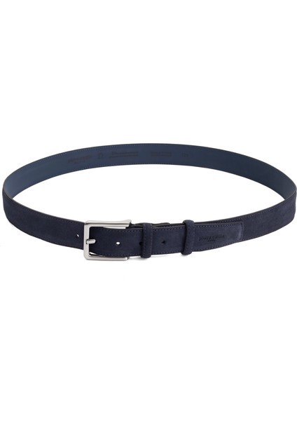 Lacivert Suet Deri Erkek Kemeri (En 3,5 cm) PC1009L3S modelleri