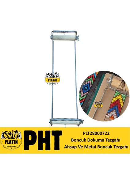 Boncuk Dokuma Tezgahı Ahşap ve Metal Boncuk Tezgahı PLT28000722