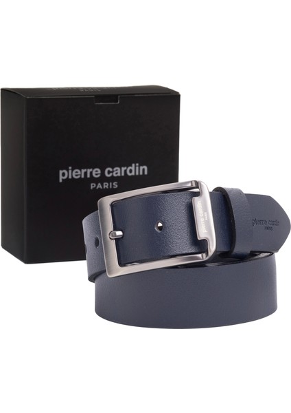 Lacivert Deri Erkek Kemeri (En 4 cm) PC3100P5W