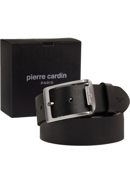 Siyah Deri Erkek Kemeri (En 4 cm) PC3100XC3