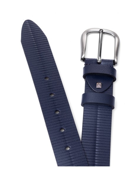 Lacivert Deri Erkek Kemeri (En 4 cm) PC4160L4P fırsatları
