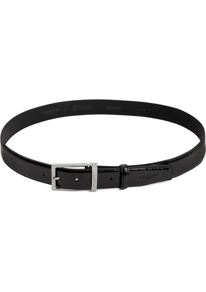 Siyah Rugan Deri Erkek Kemeri (En 3,5 cm) PC2209RSR6 modelleri