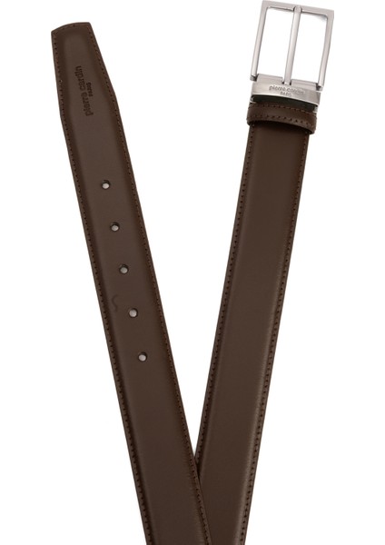 Kahve Deri Erkek Kemeri (En 3,5 cm) PC2209KV3K fırsatları