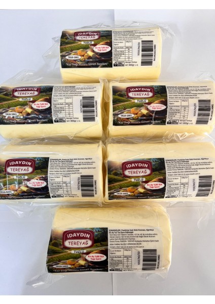 Idaydın Tereyağ Tuzlu 900*6 (5400 Gr)