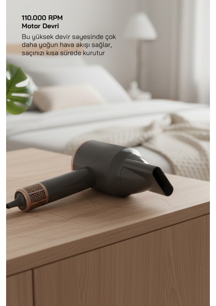 SHD-1726 BLDC Saç Kurutma Makinesi - Gri indirimleri