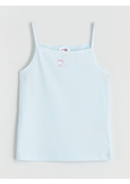 Yeni Sezon Hello Kitty Baskılı Kız Çocuk Atlet