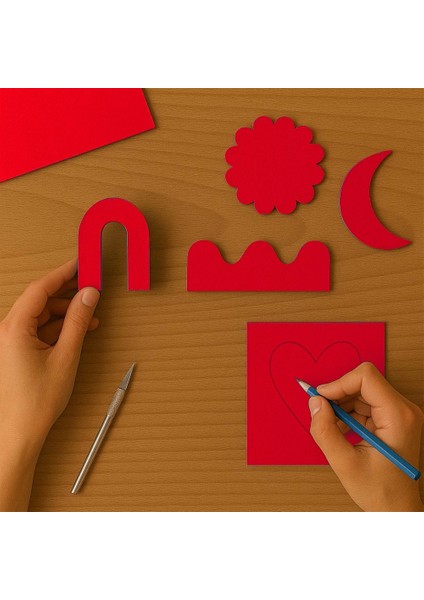 Kırmızı Mukavva 35X50