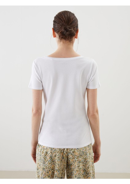 Yeni Sezon V Yaka Kadın Tişört fırsatları