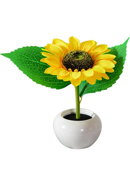 Ayçiçeği Lambası Işıkları Masa Lambası Çiçek Masası Lambası LED Ayçiçeği Gece Işığı Oturma Odası Yatak Odası Ev Oturma Odası Için (Yurt Dışından)