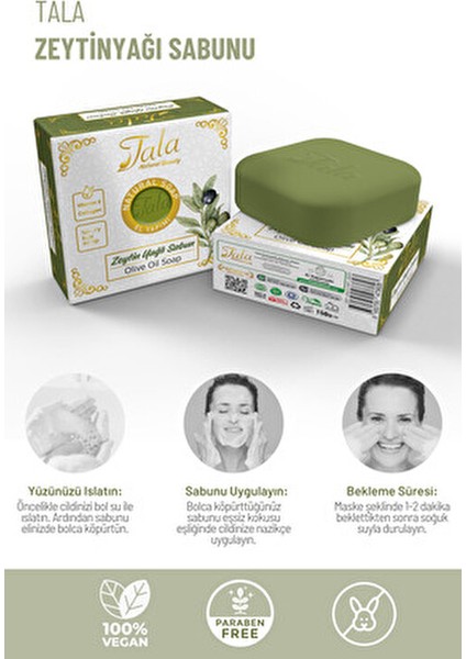 Zeytinyağlı Sabun Doğal Cilt Onarıcı ve Nemlendirici 150 Gr El Yapımı