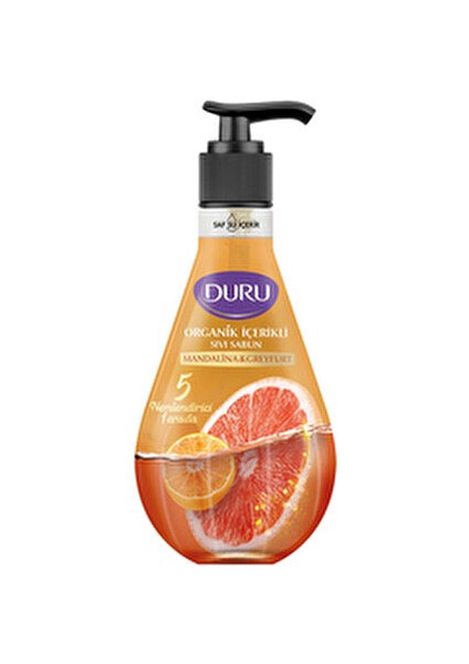 Mandalina & Greyfurt Sıvı Sabun 500 ml Vegan Formül ile Paraben ve Mineral Yağ İçermez fiyatları