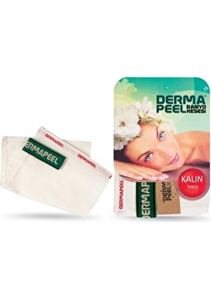 Kalın Banyo Kesesi + Pink Touch Yüz Kesesi Set