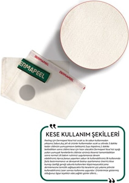 Kalın Banyo Kesesi + Pink Touch Yüz Kesesi Set