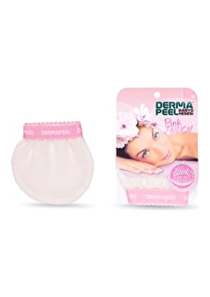 Kalın Banyo Kesesi + Pink Touch Yüz Kesesi Set