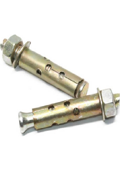 Gömlekli Çelik Dübel 5 Adet