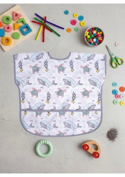 Sıvı Geçirmez 2’li Set Bebek Mama Önlüğü 0-36 Ay Kolsuz Sıvı Gecirmez Önlük fiyatları