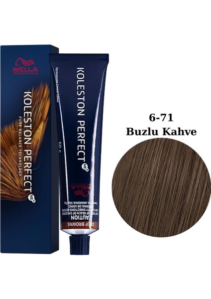 Koleston Perfect Me+ Tüp Boya 60 ml 6/71 Buzlu Kahve fiyatları