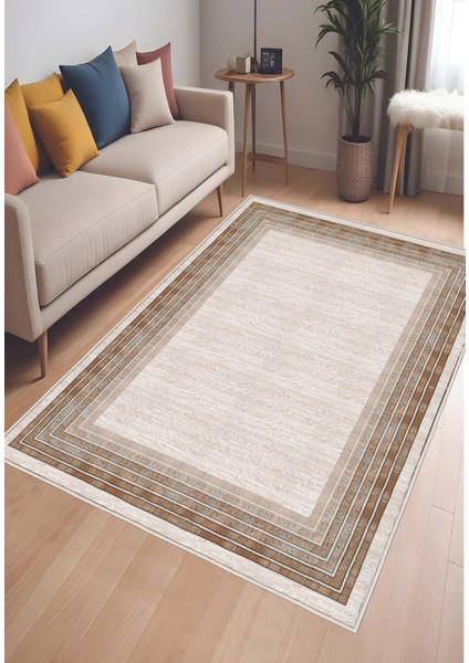 Krem Dijital Baskı Salon Halısı Kaymaz Tabanlı Yıkanabilir Halı Yolluk fiyatları