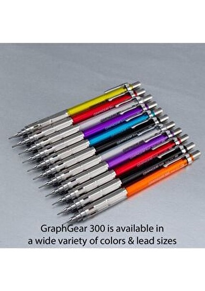 GraphGear 300 0.7 mm Beyaz Versatil Kalem Uzun Ömürlü Mekanizma ile Profesyonel Kullanım indirimleri