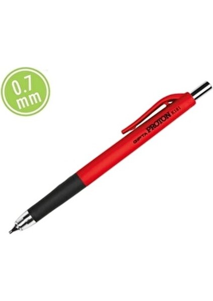 Proton Versatil Kalem 0.7 Mm Kırmızı Hafif Gövde ile Profesyonel Kullanım İçin fiyatları