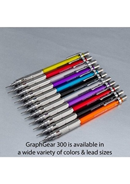 GraphGear 300 Versatil Kalem 0.5 mm Mor Renkli Ergonomik Tasarım ve Dayanıklı Malzeme indirimleri