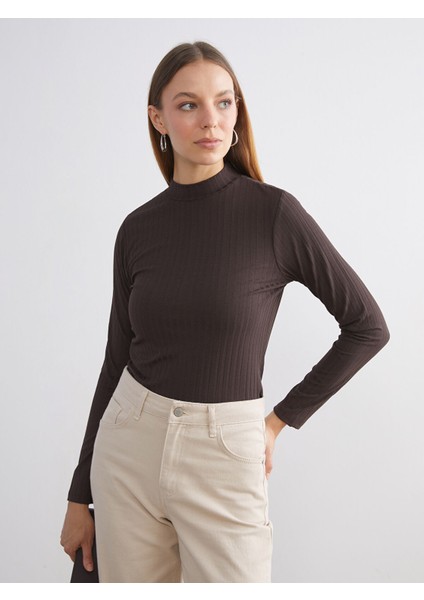 Yeni Sezon Dik Yaka Kadın Body