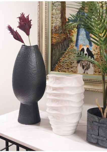 Licia Beyaz Seramik Vazo fiyatları