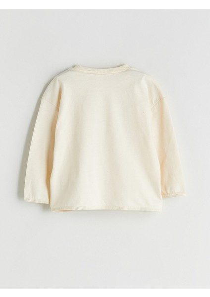 Yeni Sezon Bisiklet Yaka Erkek Bebek Sweatshirt ve Pantolon 2'li indirimleri