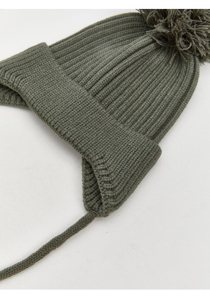 Yeni Sezon Ponpon Detaylı Erkek Bebek Bere modelleri