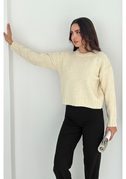 Kadın Örgü Kalın Triko Kazak – Yumuşak & Günlük Stil fırsatları