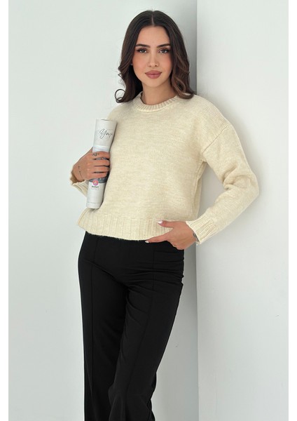 Kadın Örgü Kalın Triko Kazak – Yumuşak & Günlük Stil indirimleri