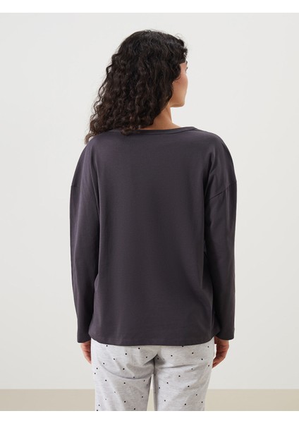 Yeni Sezon Kaçık Yaka Kadın Pijama Üstü indirimleri