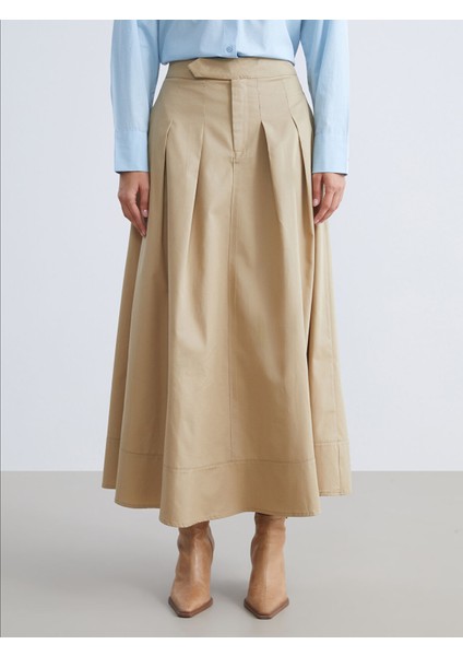 Yeni Sezon Loose Fit Pileli Etek modelleri