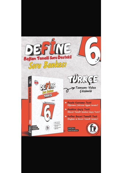 6.sınıf Define Türkçe Soru Bankası