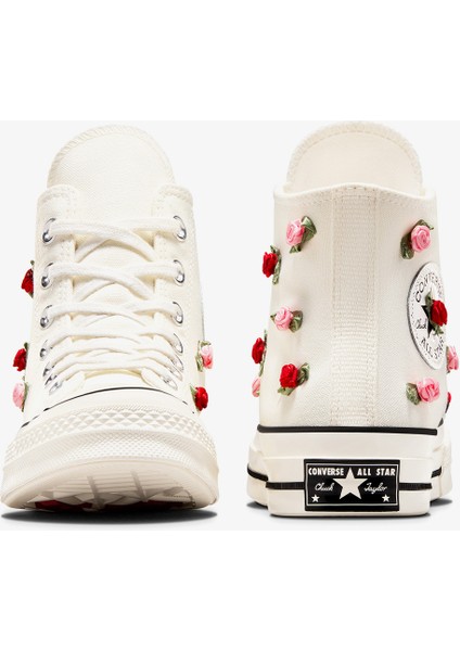 Chuck 70 Roses Unisex Krem Sneaker A10637C.286 modelleri