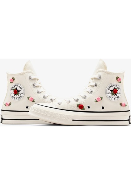 Chuck 70 Roses Unisex Krem Sneaker A10637C.286