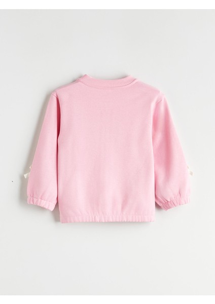 Yeni Sezon Bisiklet Yaka Fiyonk Detaylı Kız Çocuk Hırka fiyatları