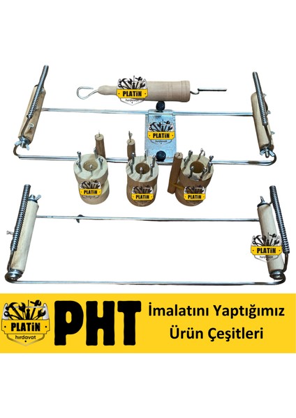 Boncuk Dokuma Tezgahı Ayarlı Ahşap ve Metal Boncuk Tezgahı PLT28000721 modelleri